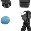 Pilipane Wireless Fidelity Miniature Camera 1080p HD Smart Security Cube Camera with Night Vision Motion Detection for Home Security Outdoor Sports ABS Black 3.2x3.2cm