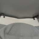 INDRESSME XXXLarge Cotton Rope Basket 21.7" x 21.7" x 13.8" Woven Baby Laundry Basket for Blankets Toys Storage Baskets with Handle Comforter Cushions Storage Bins Thread Laundry Hamper-Black Stitch (White)