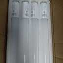 JESLED 4FT T8 LED Bulbs 12 Pack, 18W 2400LM 4000K Neutral White, Hybrid Type A+B Plug and Play or Ballast Bypass, T10 T12 Fluorescent Bulbs Replacement, Single/Double End Powered, ETL