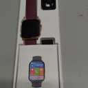 RUIMEN Smart Watches for Men Women (Answer/Make Calls, 2 Bands Included), 1.8" Smartwatch for iOS/Android Phones, Fitness Tracker Heart Rate/Sleep Monitor Digital Watch Waterproof Purple