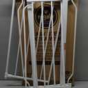 Regalo Safety 29-49" Easy Step Extra Wide Baby Gate for Doorways & Bottom of Stairs, Pressure Mounted Safety Gate with Door for Babies, Toddlers & Pets, White