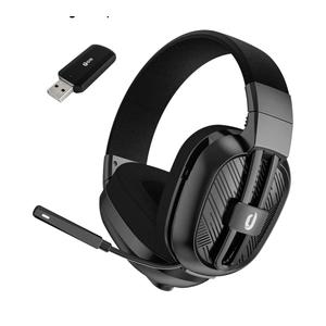 Jeecoo 2.4GHz Wireless Gaming Headset with Microphone for PC PS5 PS4, Bluetooth 5.3 Gaming Headphones with Noise Canceling Mic for Laptop, Mobile, Mac, Stereo Sound, 50+Hr Battery, Low Latency