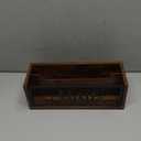 Mail Organizer,Mail Holder with 2 Slots, Wood Mail Basket Mail Sorter for Wall Table Countertop, Bill Envelope Letter Holder for Home Office