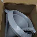 1 Pack #2 Epdm Roof Pipe Flashing Boots 2" - 7-1/4" Pipe Flexible Metal Roof Vent Pipes Flashing, Retrofit Roofs Jack Boot with Aluminum Base for Metal Roofs Repair