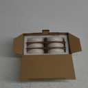 famiware Starlight Soy Sauce Dish Ceramic Dipping Bowls Set of 6, 3 oz Individual Dip Sauce Cups/Bowls/Dishes/Plates, Small Serving Bowl for Side Dishes, Dessert, Ice Cream, Condiment, Matte White