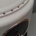 COOK WITH COLOR Colorful 1200W 4Qt Air Fryer: Glass Basket, Dishwasher Safe, 60min Timer, 6 Presets, Temp Control 175F-400F, 4 QT, Greige (Medium)