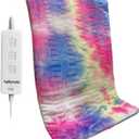 Electric Heating Pad for Back Pain and Cramps Relief, Hot Heated Pad with Auto Shut Off, Fast Heat Heating Pad for Period Cramps - 24"x 12"