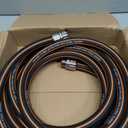 Giraffe Tools Garden Hose 20ft x 5/8", Custom Length, Heavy Duty, No Kink, Flexible, Rubber Garden Hose, Leakproof Water Hose with Male to Female Fittings, 600 Burst PSI