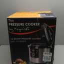 MegaChef 12 Quart Digital Pressure Cooker with 15 Preset Options and Glass Lid, Silver