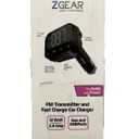 ZGEAR FM TRANSMITTER AND FAST CHARGE CAR CHARGER