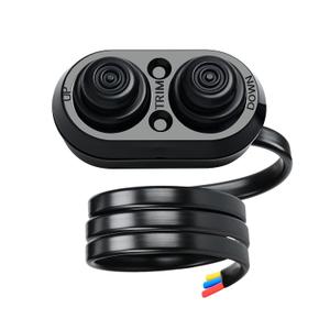 Trim Switch for Boat, Haoguo Tilt Trim Switch with IP67 Waterproof, Suitable for Fishing Boats Yachts Ships (Black)