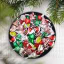 Zisbers Bulk Kisses Mix 2 Pound Assortment Candy Cane Hot Cocoa Milk Individually Wrapped for Gifts Decoration Parties (EXP 11/30/26)