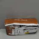 Electric Smores Maker Tabletop Indoor Kit, Indoor Marshmallow Roaster, Smores Station with 4 Compartment Trays & 4 Forks, Great Gift for Adults and Kids in Holidays and Parties (Brown)