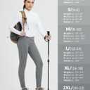 baleaf Women's Thick Fleece Lined Leggings Winter Warm Jeggings Water Resistant High Waisted Tights Snow Pants 4 Pockets (S)