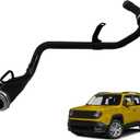 Gas Fuel Tank Filler Neck Hose Pipe Tube Fits for Jeep Renegade 2.4l L4 2015-2023;Fits for FIAT 500X 2016-2022 Fuel Filler Tube Replace #68604043AB 68254872AA 68322145AA 68365460AA 68372070AA