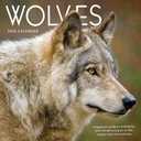 TF Publishing 2026 Wolves Wall Calendar - Large Grids for Appointments and Scheduling - Vertical Monthly Wall Calendar 2026 with Premium Gloss Paper for Home and Office Organization - 12in x 12in