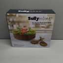 SullyHÔME 12" Acacia Wood Salad Bowl with Serving Spoons