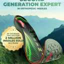 Hiking Boot Insoles Men Women - Arch Support Inserts - Cushioned Hike Orthopedic Insoles - Man Women Shoe Inserts - Running Sports Fitness Walking Soles, S (Men 7-8.5/Women 8-9.5)