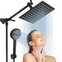Lanhado 8'' Matte Black Rain Shower Head