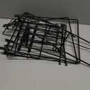 ParseBio Portable Pickleball Tennis Ball Collector with Wheel, 90 Tennis Balls Capacity, Pickleball Retriever Basket Carrier Gatherer Picker Hopper Container