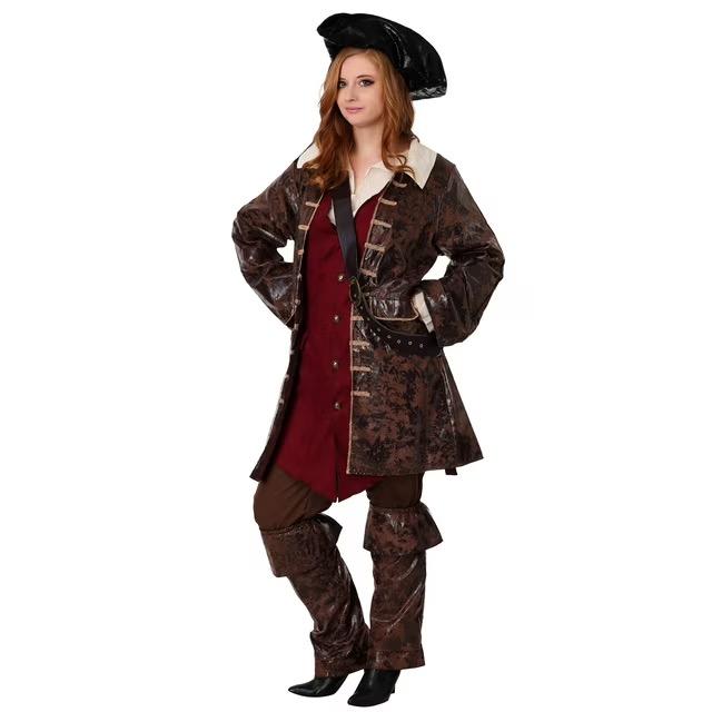 Plus Size Women's Caribbean Pirate Costume, Size XL