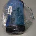 1 Gallon Water Bottle with 128 oz Capacity - Motivational Time Markers for Daily Hydration Goals - Leakproof BPA Free Tritan with Removable Straw (Blue & Black)