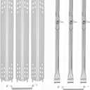 463343015 Heat Tent Burner Replacement Parts for Charbroil Advantage 3 Burner Grill Parts 463464315 463435115 463436815 463370015 Charbroil Performance 3 Burner Gill Parts G458-0018-W1 Heat Shield