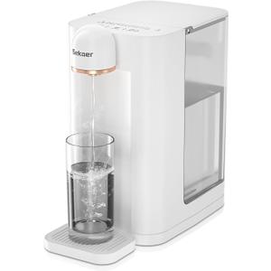 Sekaer Instant Hot Water Dispenser, 3L/106 Oz Electric Tea Kettle, Large Water Boiler Maker, 3s Quick Heating and 5 Variable Presets Temperatures, with Child Locks & Night Lights, SKE-2000