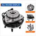 PAROD 2PCS 513188 Front Wheel Hub Bearing Assembly Fit for 04-07 Buick Rainier, 03-06 Chevy SSR,02-09 Trailblazer/GMC Envoy, 02-06 EXT/XL,04-05 XUV, 03-08 Ascender, 02-04 Bravada, 05-09 9-7x, w/ABS