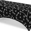 Chumia 6ft Football Table Cover, Football Tablecloth Party Decorations, 9.1" x 6.3"