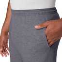 Hanes Mens EcoSmart Best Sweatpants, Athletic Lounge Pants with Cinched Cuffs, 1 Or 2 Pack (Gray, L)