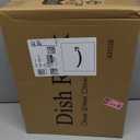 SNTD Dish Drying Rack - Small Dish Rack for Kitchen Counter, Stainless Steel Dish Drainer with Utensil Holder and Drainboard, 11" W x 15" L (White)