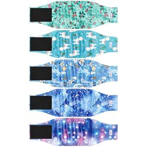 5 Pack Dog Diapers Male Reusable, Premium Belly Bands for Male Dogs, High Absorbing Dog Pee Wraps for Doggie in Incontinence or Excitable Urination and Training Galaxy L
