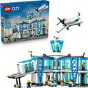 LEGO City Airport with Airplane Building Toy - Building Toy for Kids - Pretend Play Travel Set for Boys & Girls, Ages 8+ - Includes 9 Minifigures - Gift Idea for Birthdays - 60502