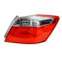 Tail Lights Outer Compatible with 2013 2014 2015 Honda Accord LX EX Sport Sedan 4 Door Halogen Type Brake Rear Lamp Taillights Replacement for 33500T2AA01 HO2805101
