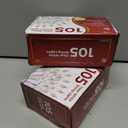 2 x Clear Warm White Christmas Lights - 20 ft String of 105 Incandescent Mini Multifunctional Lighting Modes for Decorative, Bedroom, Outdoor, Xmas Twinkle Christmas Tree Lights, White Wire Total 21.6 ft