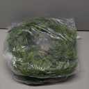 2 Pack 9 FT Christmas Garland Real Touch Norfolk Pine Garland Realistic, Christmas Faux Cedar Garland with Lights for Mantle Table Front Door Indoor Outdoor Holiday Christmas Decor