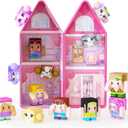 GobiDex Magnetic Figures Set- Portable Tin with Spinning Animals & Characters, STEM Travel Toys for Girls Ages 3+, Princess Pretend Play Gift