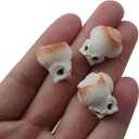 XGNG 50pcs Owl Mini Ornament Microlandscape Creative Cartoon Landscaping Resin Statue Fairy Garden Plants Decoration and Car Accessories