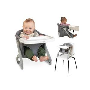 Infantino the Ultimate Travel Booster, Versatile and TravelFriendly Booster, High Chair and Seat for OntheGo Families, Gray