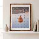 Picture Frame for Wall or Tabletop Display, Rustic Brown