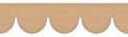 5Pack of 24 Inch Unfinished Wooden Scalloped Moulding Trim (5, 24 Inch)