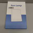 EasyHome Light Therapy Sun Lamp 10000 Lux LED Energy with 10 Adjustable Brightness Dual Color Temperature Adjustment White Warm Light 4 Timer and Memory Function