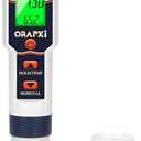 Pool Salt Tester pH Meter ORAPXI Salinity Meter and pH Tester PPM EC Meter with LCD Screen 5 in 1- Salt pH TDS EC Meter for Saltwater Pool, Hot Tubs, Spas, Aquarium, Hydroponics System, Home Brew