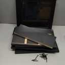 Cell Phone Holder Classroom 33 Slots Wooden, Pocket Chart Storage Cabinet with Handle and Security Lock for Cell Phone, Phone Lock Box for Classroom, Black