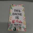 Best Teacher Ever Socks “This Teacher Is Off Duty” Sole Women's One Size 6 - 11