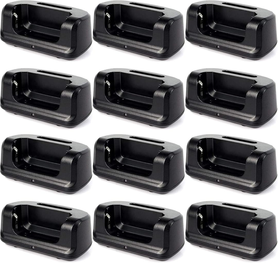 12 Pack Charging Base for Retevis RT22 RT22S Walkie Talkies Retevis RT22 Battery Charger Compatible for LUITON LT-316 WLN KD-C1 Zastone X6 Zeadio ZS-B1 TIDRADIO TD-M8 RADTEL RT-10 RADIODDITY R1