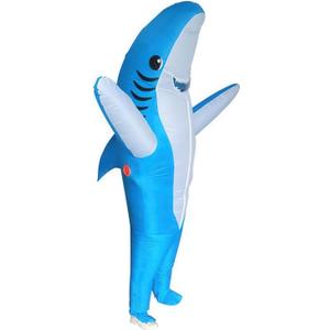 Inflatable Shark Costume Adult - Blow Up Costume Perfect for Halloween Parties, Cosplay Events & Birthday Presents