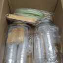 2 Set 2.2 Gallon Upgraded Plastic Drink Dispensers for Parties, Anti-Blocking Beverage Dispenser with Stand for Lemonade Juice Water