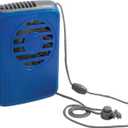 O2COOL Battery Powered Deluxe Necklace Fan For Personal Cooling With Adjustable Lanyard (Blue) (1 Pack)